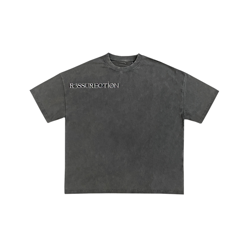 Gray Jesus R3SSURECTION T SHIRT